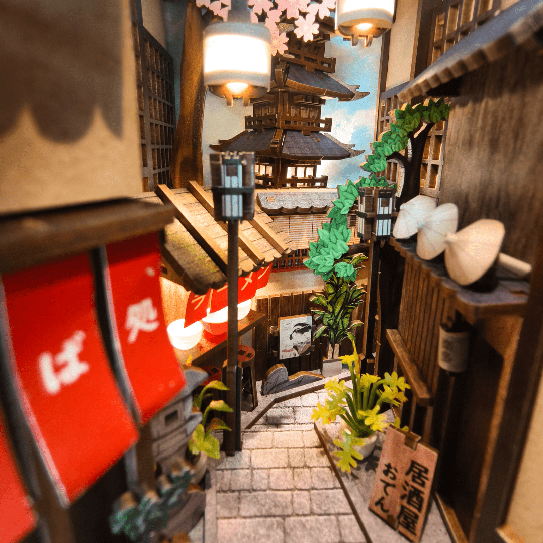 Explore the Charm of Kyoto with the Gion DIY Book Nook Kit - Anavrin