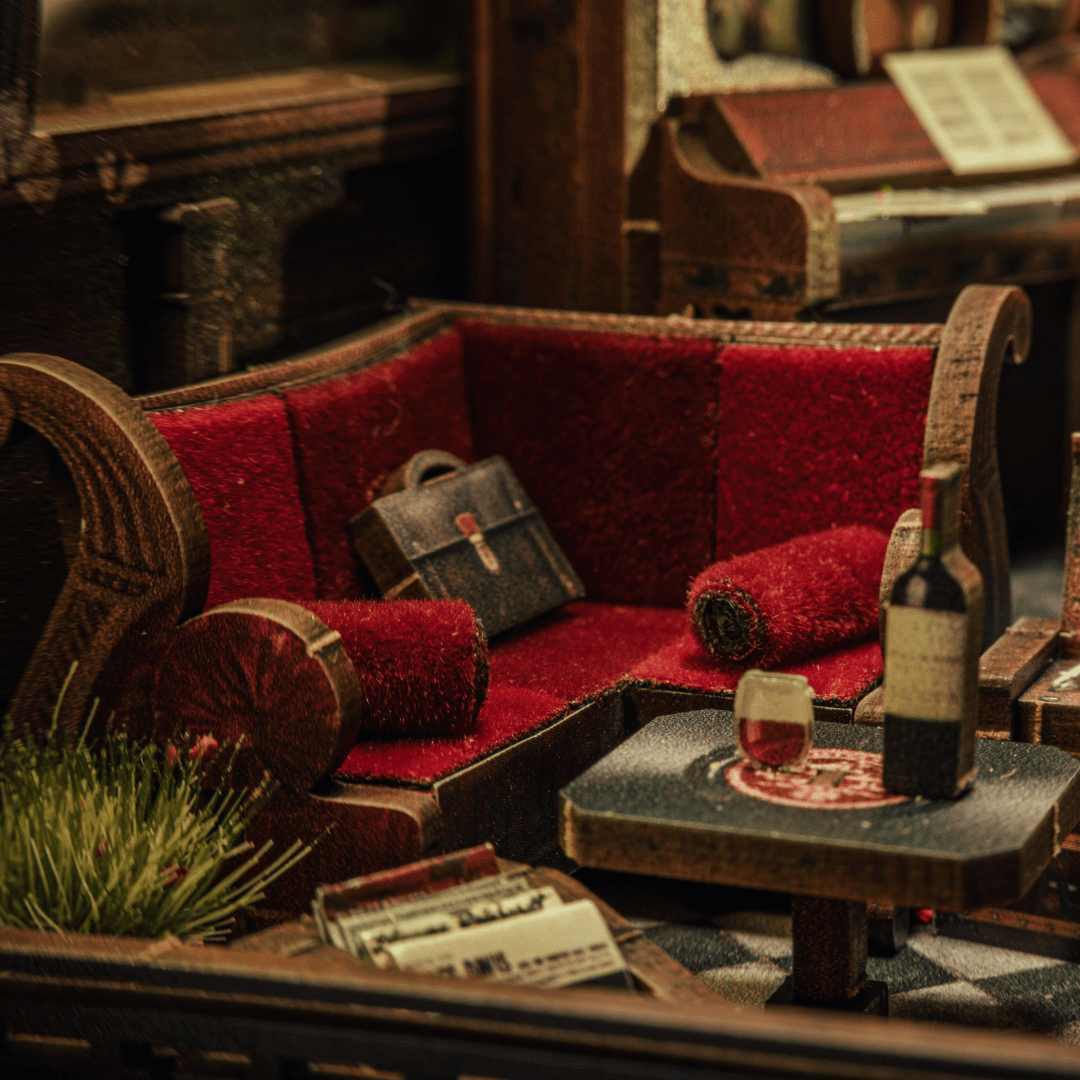 Eternal Midnight Paris Book Nook Kit | Christmas Collector’s Edition DIY Book Nook Shelf Insert Kit - Anavrin