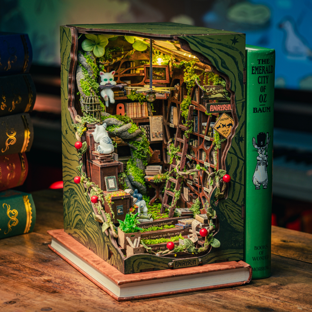 Kit de Rinconcito para Libros Cruce de Gatos