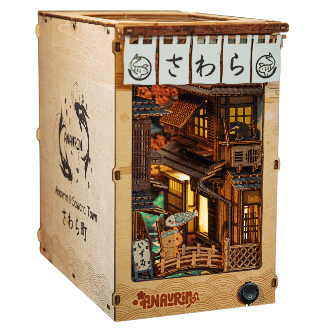 Sawara Town Book Nook kit side view
