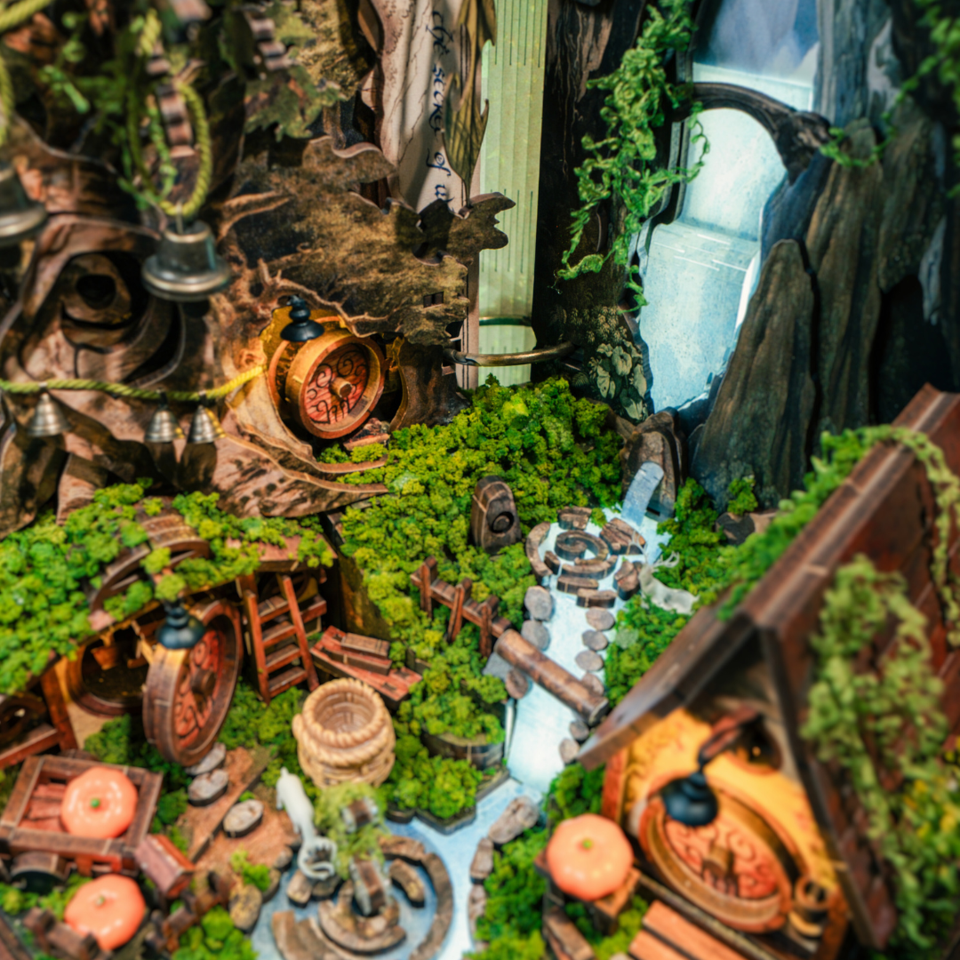 【近日発売予定 - 3月31日】ささやきの谷 ミニチュアハウスキット(オルゴール)|コレクターズエディション