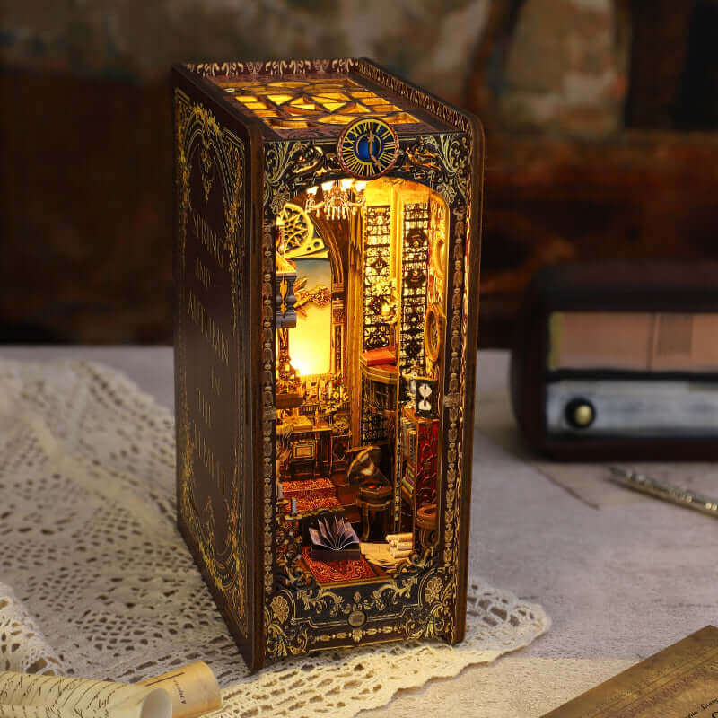 ByAnavrin - Church Of The Covenant Book Nook | Anavrin (Music Box) |  DIY Book Nook Shelf Insert, Music Box Craft