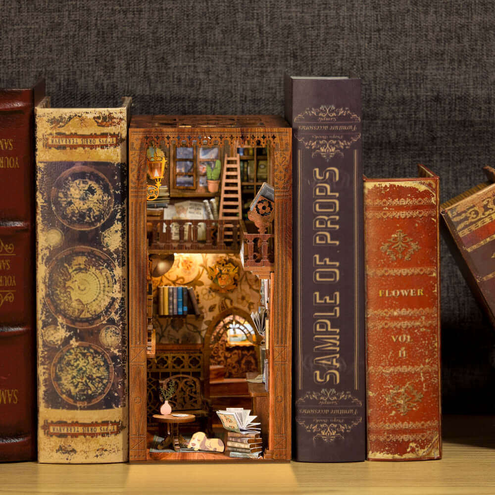 ByAnavrin - Eternal Bookstore Book Nook | Anavrin |  DIY Book Nook Shelf Insert