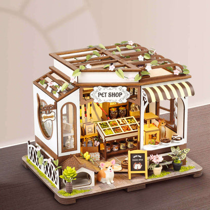 Pet Shop DIY Miniature House | Ανάβριν