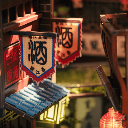 Lijiang Ancient Town DIY Book Nook Kit by Anavrin