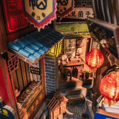 Lijiang Ancient Town DIY Book Nook Kit by Anavrin