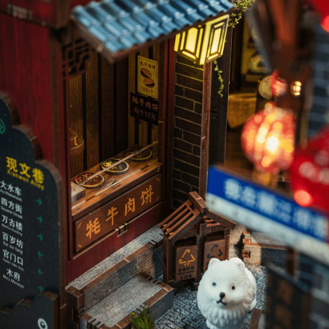 Lijiang Ancient Town DIY Book Nook Kit by Anavrin
