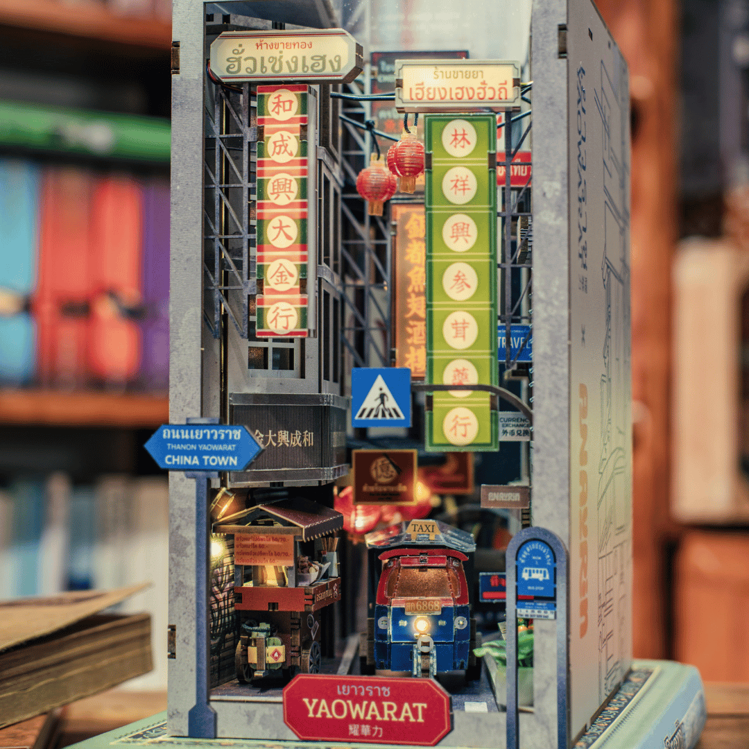 [Coming Soon] Bangkok Yaowarat Book Nook Kit - Anavrin