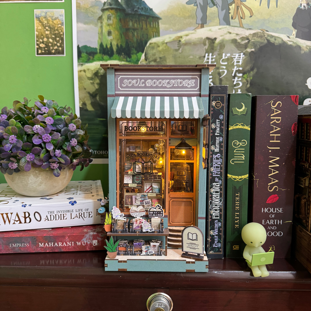 Soul Bookstore DIY Book Nook | Anavrin (Music Box)