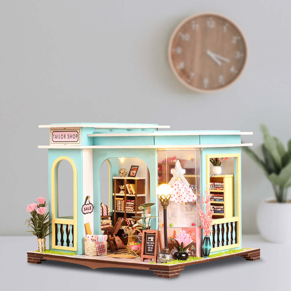 Skrædderbutik DIY Miniature House | Anavrin
