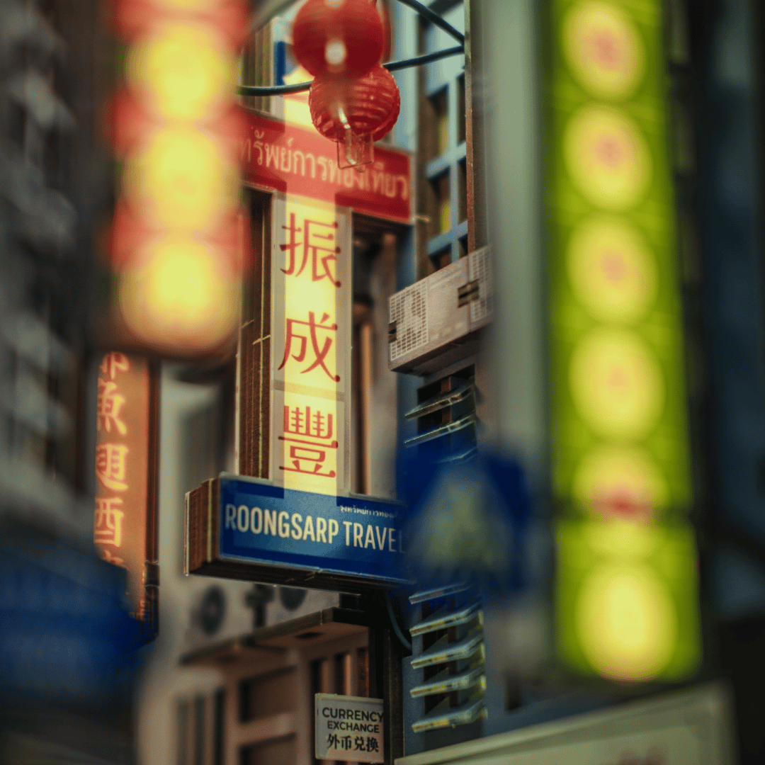 [Coming Soon] Bangkok Yaowarat Book Nook Kit - Anavrin