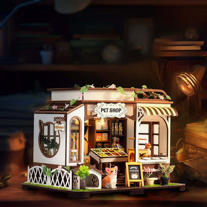 Kisállat bolt barkács miniatűr ház | Anavrin