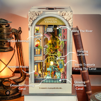 Midnight In Venezia Book Nook Kit