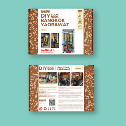 [Coming Soon] Bangkok Yaowarat Book Nook Kit - Anavrin
