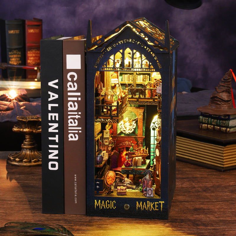 Coin du livre du marché magique | Anavrin (Boîte à musique)