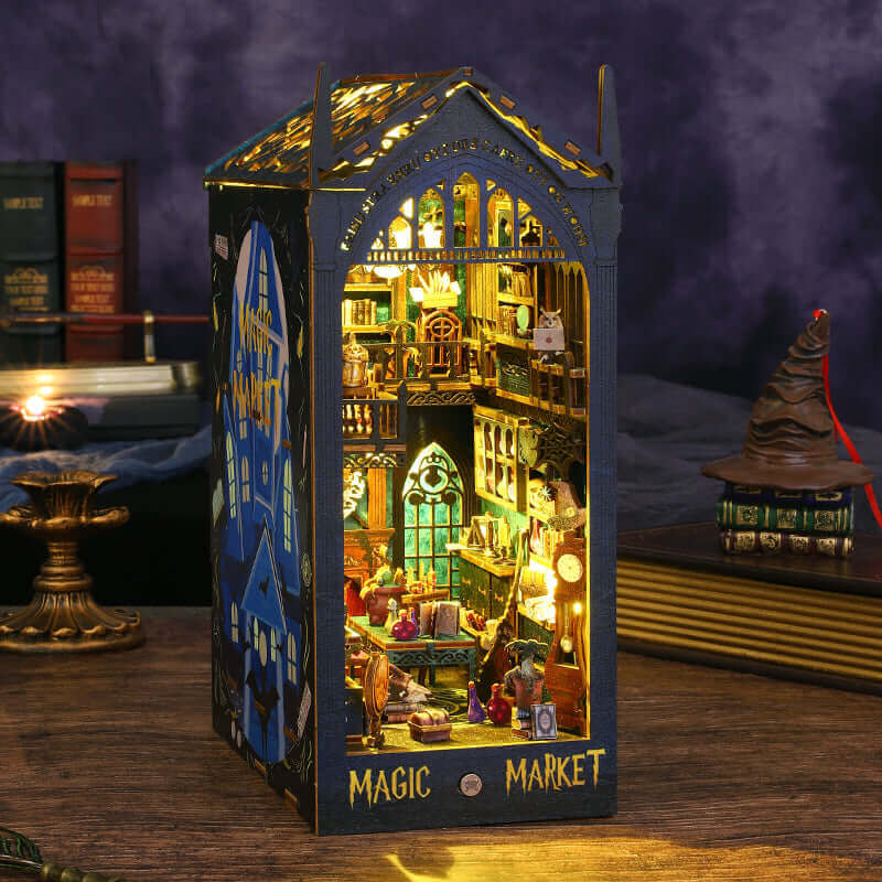 Rincón de libros del mercado mágico | Anavrin (Caja de música)