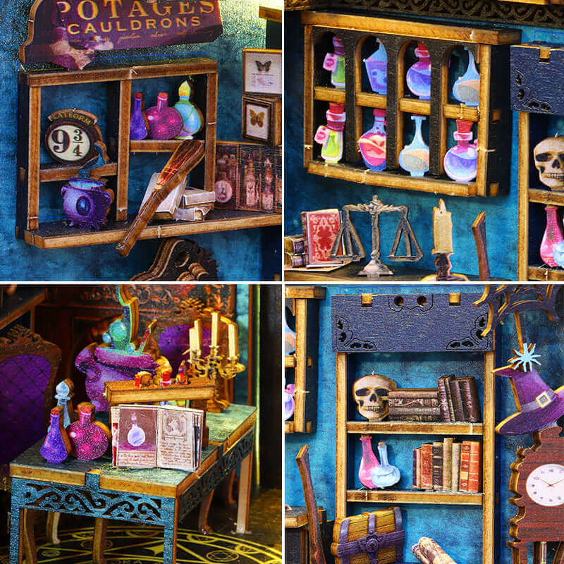 Buy CuteBee-Book Nook Mysterious Magic Shop DIY Wooden Puzzle