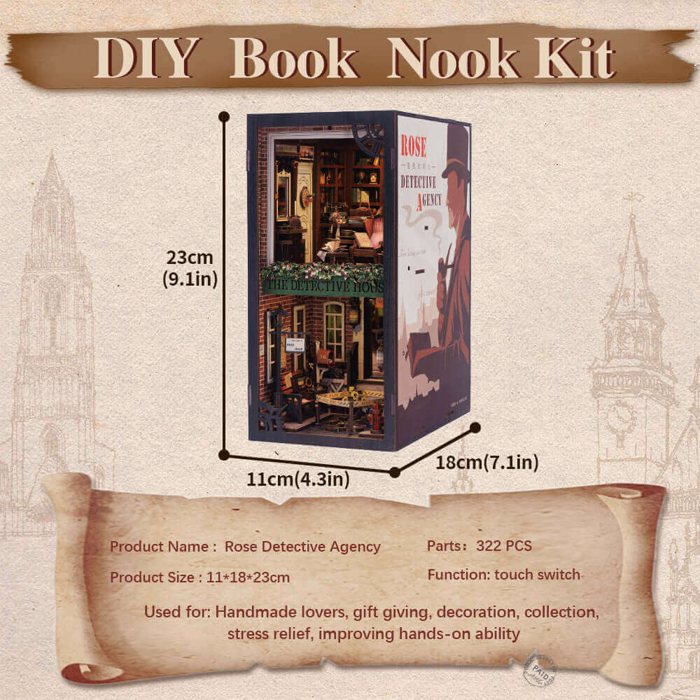 DIY Book Nook Kit Under the Sakura Tree DIY Bookshelf Insert -  Sweden