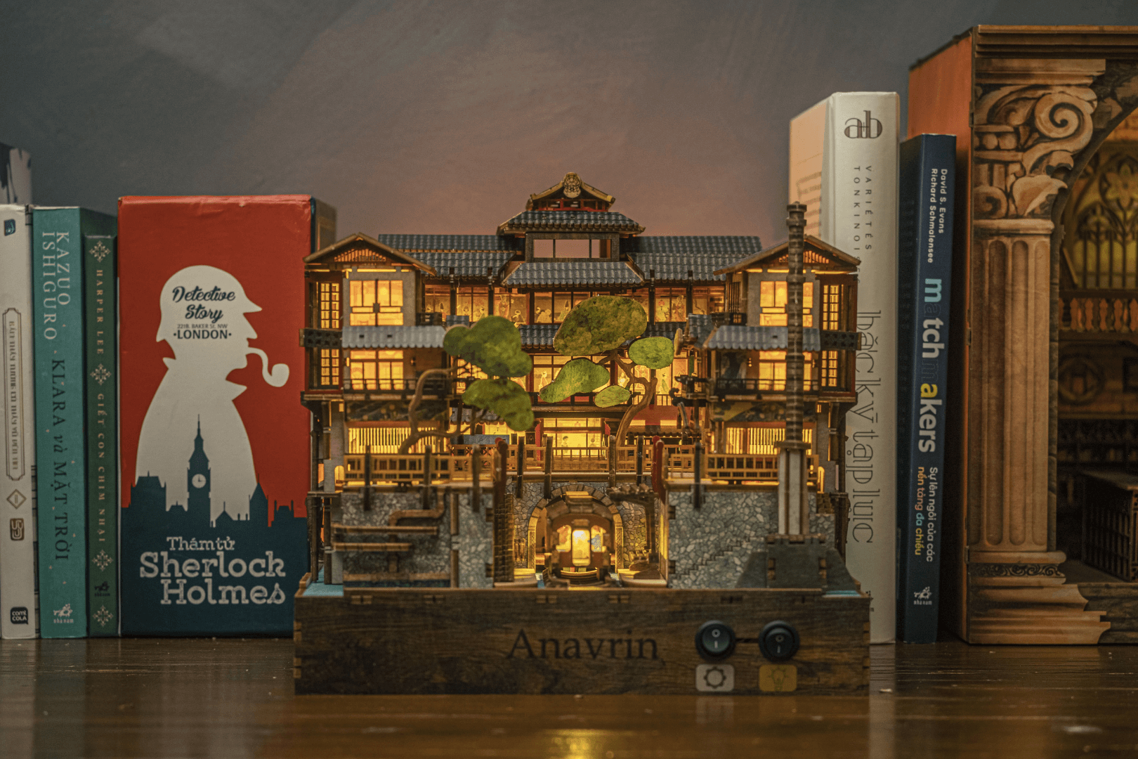 ByAnavrin Ginzan Onsen DIY Miniature Book Nook Kit