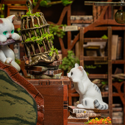 Cats Crossing Book Nook Kit