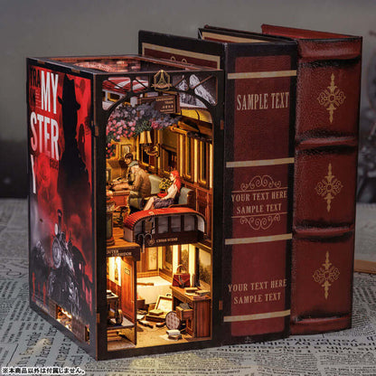 Train Mystery Book Nook - Immersive DIY Crafting Kit with Vintage Train Scene for Detectives