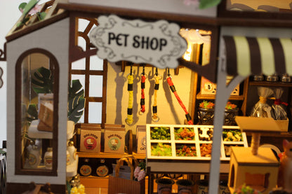 Tienda de mascotas Casa en miniatura DIY | Anavrina