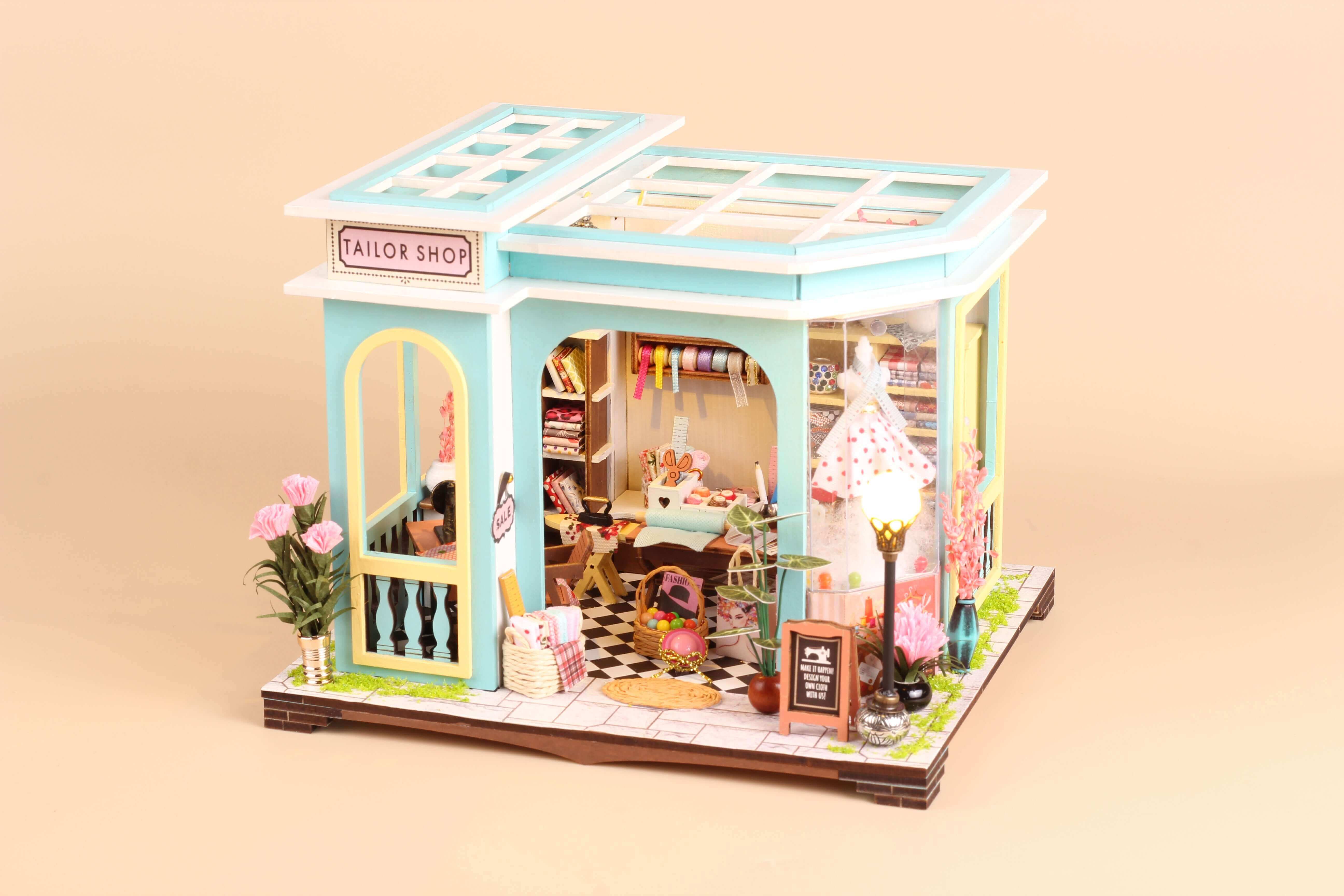 Tailor Shop DIY Miniature House | Ανάβριν