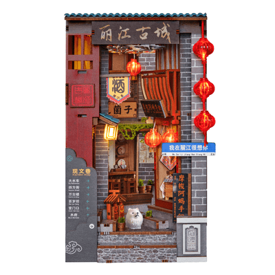 Lijiang Ancient Town DIY Book Nook Kit by Anavrin