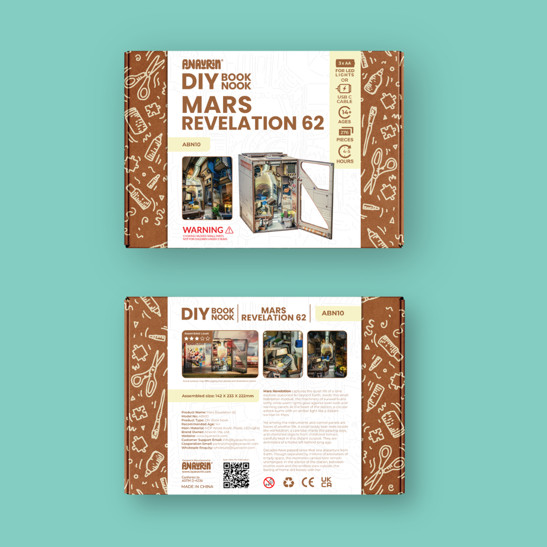 Mars Revelation 62 Book Nook Kit