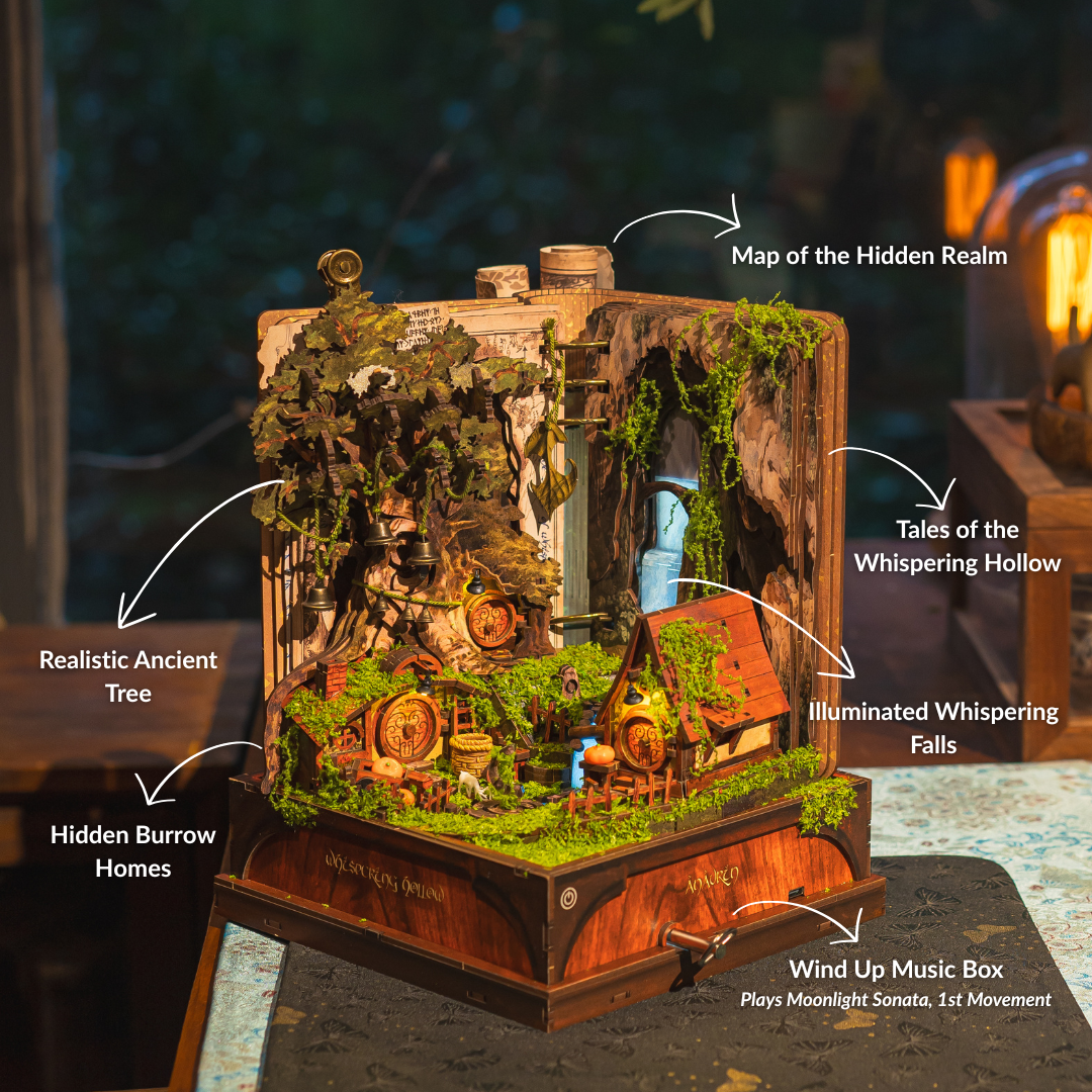 Whispering Hollow Miniature House Kit (Music Box) | Collector's Edition