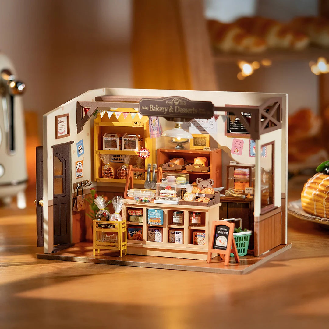 ByAnavrin Becka's Miniature Baking House DIY Miniature Craft Kit