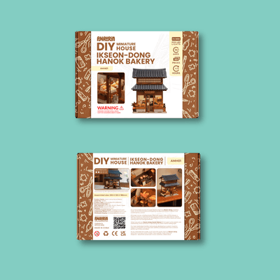 [Pre - Order] Ikseon - dong Hanok Bakery Miniature House Kit | Ships out 15th September DIY Miniature House Kit - Anavrin