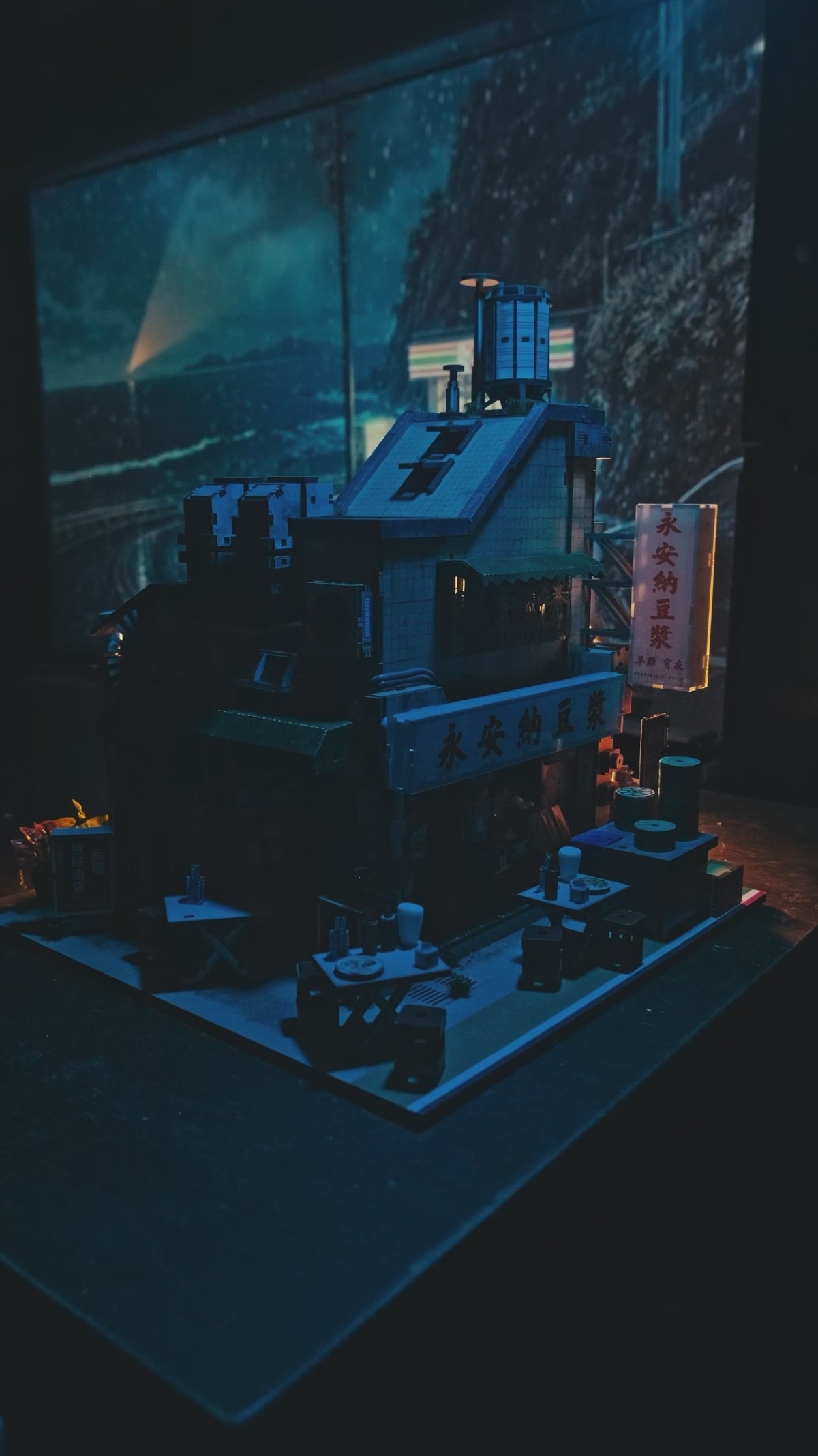 Load video: Yong An Soy Milk Shop Miniature House Kit | Limited Edition