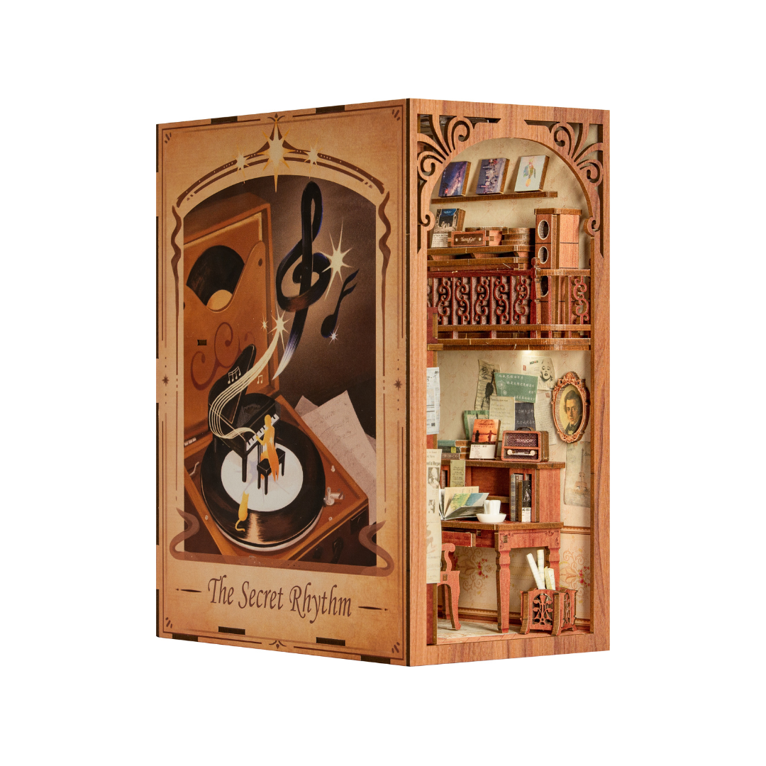 ByAnavrin - The Secret Rhythm Book Nook | Anavrin (New) |  DIY Book Nook Shelf Insert