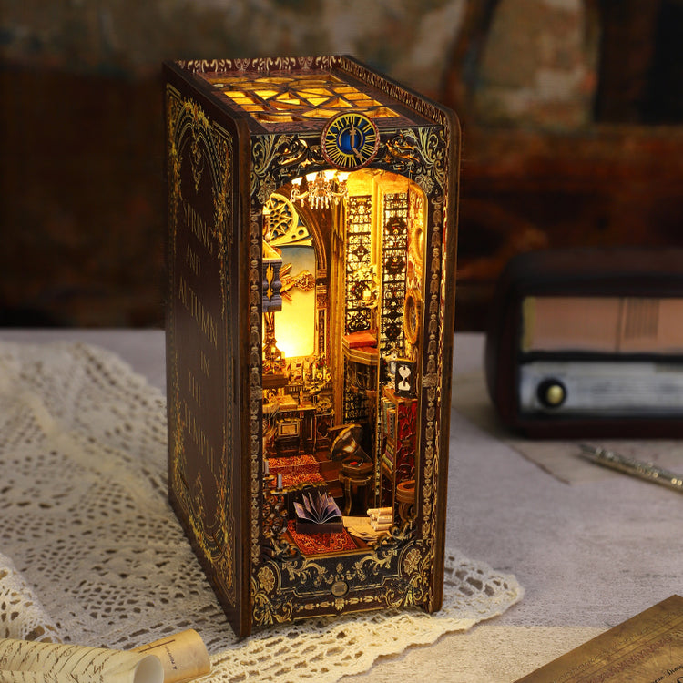 ByAnavrin - Church Of The Covenant Book Nook | Anavrin (Music Box) |  DIY Book Nook Shelf Insert, Music Box Craft
