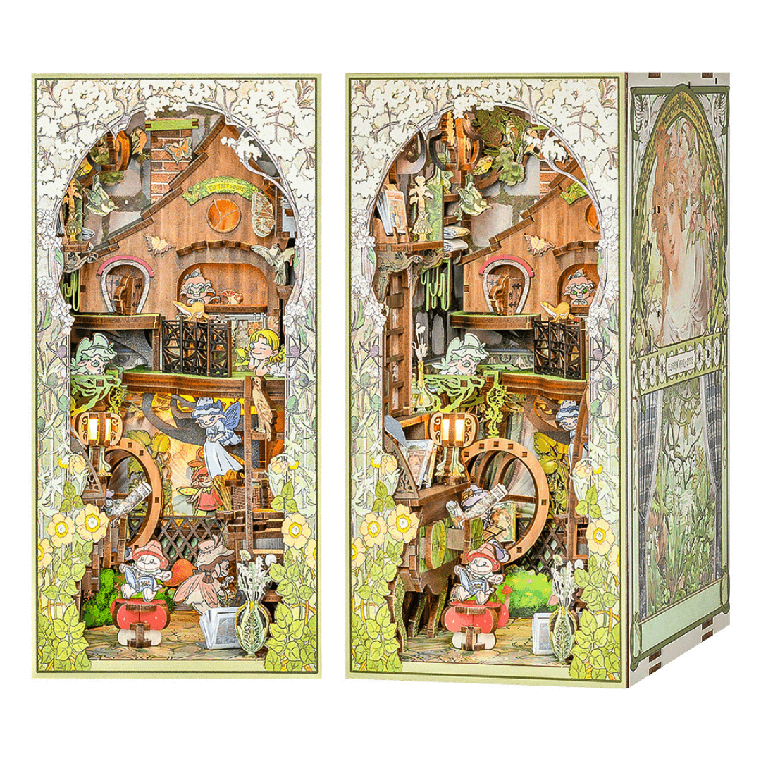 CUTEBEE DIY Book Nook Kit, DIY Dollhouse Booknook Algeria