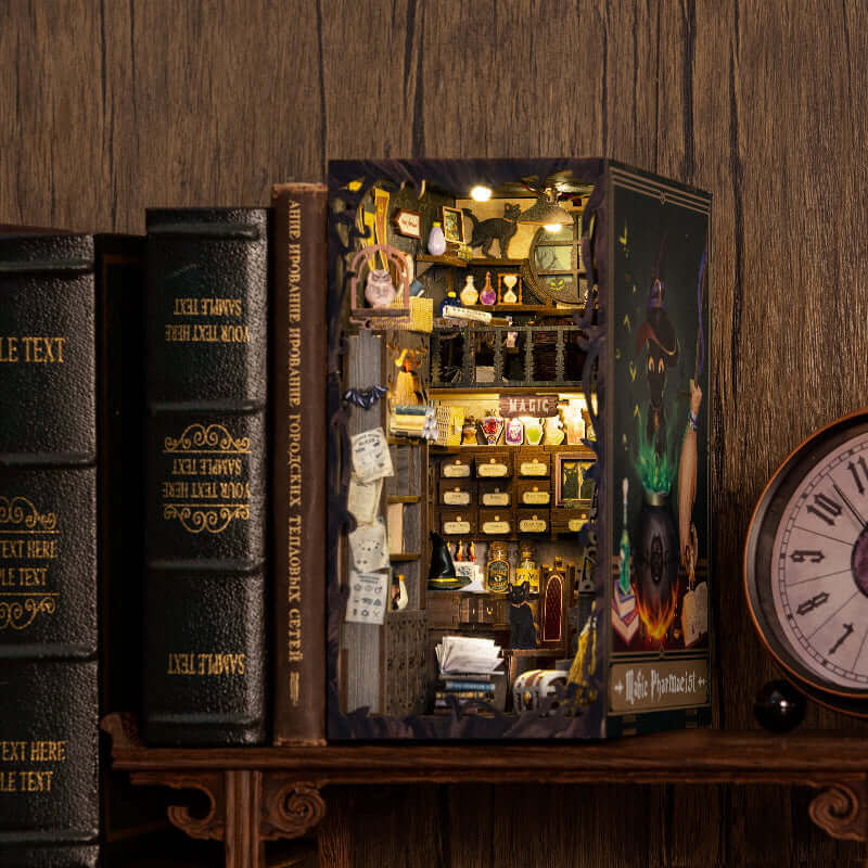 Magic Pharmacist SZ05 DIY Wooden Book Nook Kit
