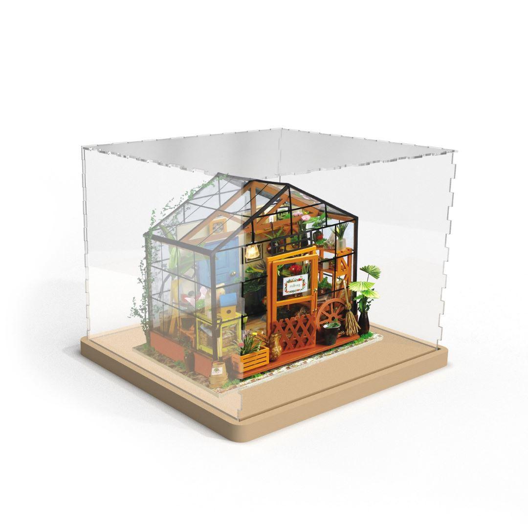 Serre miniature de Cathy | Anavrin ByAnavrin Cathy's Greenhouse + Dust Cover (Sur Mesure)